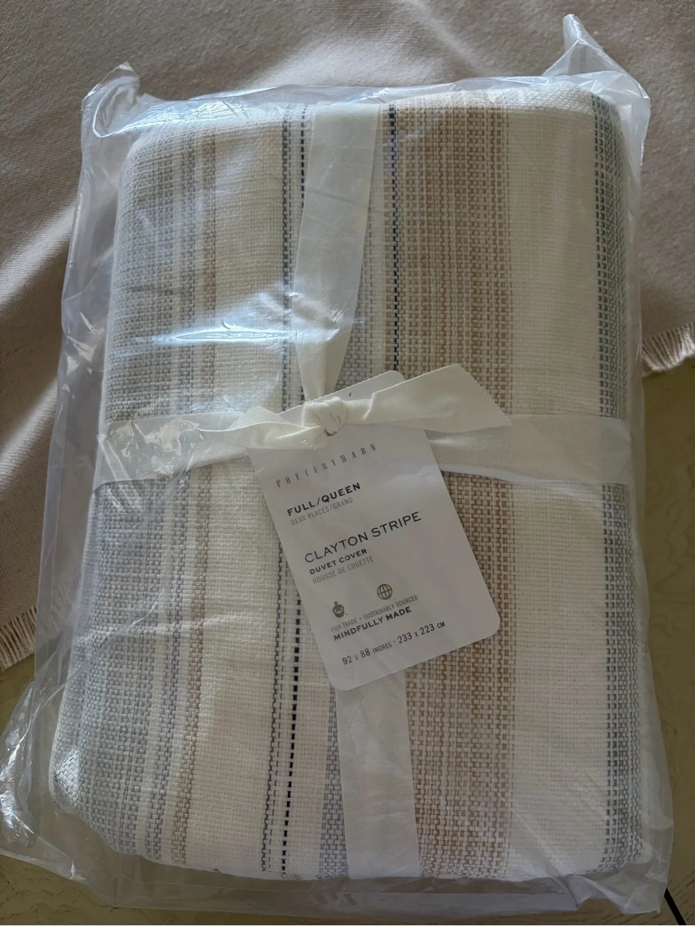 Pottery Barn F/Q Clayton Duvet Cover